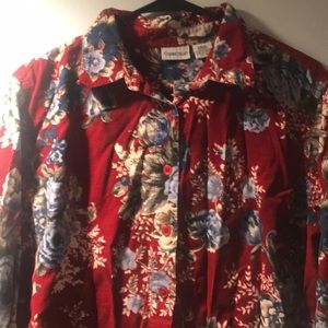 Floral Button Shirt